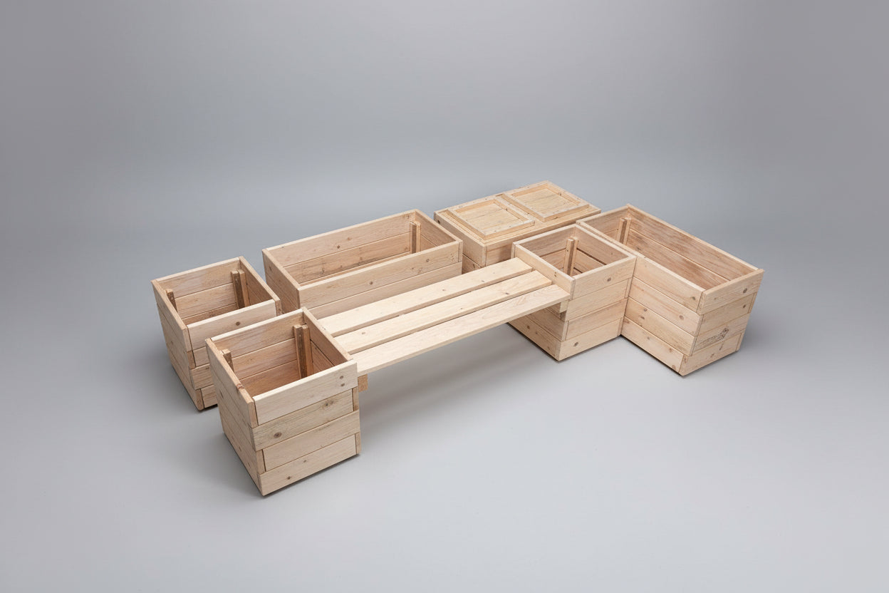 Designový obal na květináč 3v1